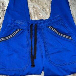 XS scrub star blue scrub bottoms